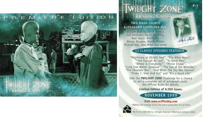 Promo Card - Twilight Zone Premiere Edition