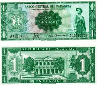 Paraguay - 1 Guarani Note