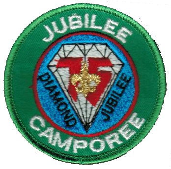 Diamond Jubilee 75th Anniversary Jubilee Camporee Patch