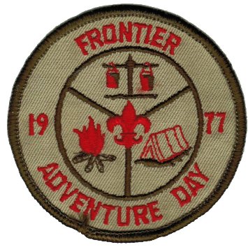 1977 Frontier District Adventure Day Patch