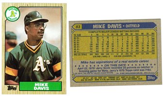 Oakland Athletics - Mike Davis - #2