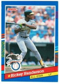 Oakland Athletics - Rickey Henderson  -  All-Star - #1