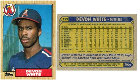 California Angels - Devon White