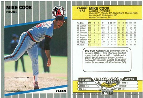 California Angels - Mike Cook