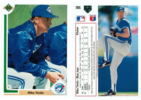 Toronto Blue Jays - Mike Timlin - Rookie Card