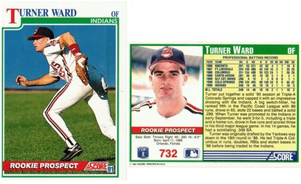 Cleveland Indians - Turner Ward - Rookie Card